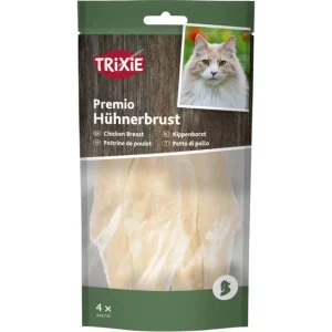 TRIXIE PREMIO Chicken Tenders Katzensnack – 100 % Hühnchenfilet, 4 St./70 g