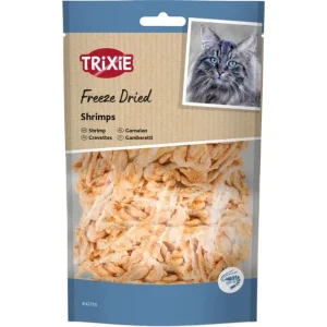 TRIXIE PREMIO Freeze Dried Shrimps Katzensnack – 100 % Shrimps, gefriergetrocknet, 25 g