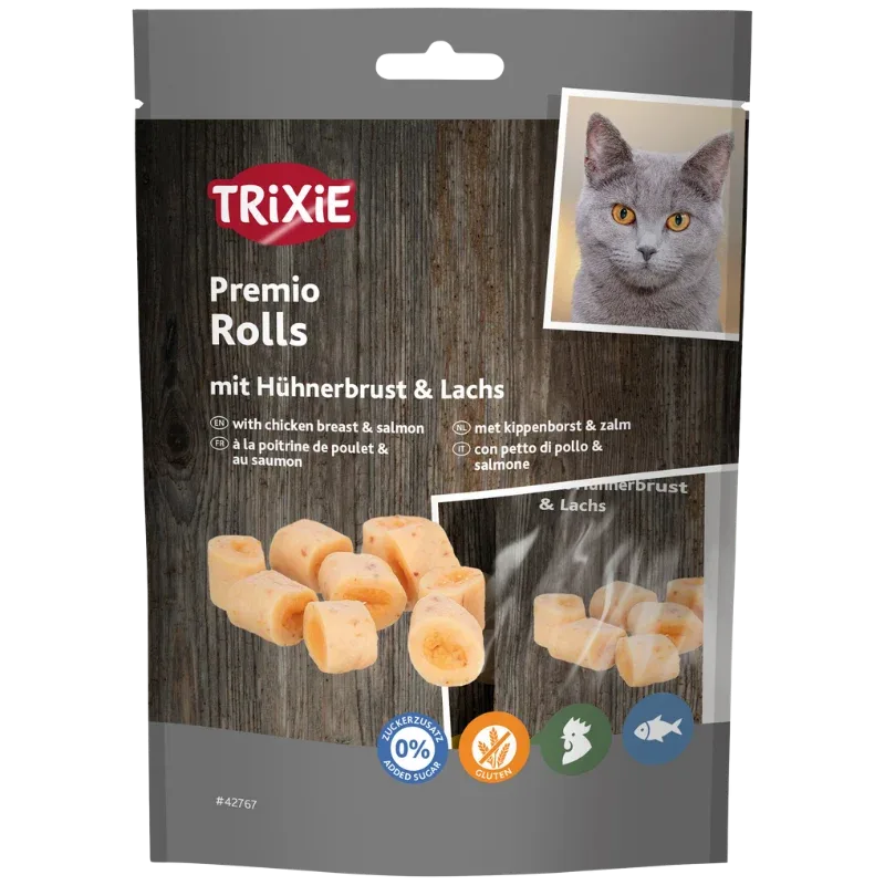 Trixie Premio Rolls mit Hühnerbrust & Lachs 50 g