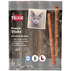 TRIXIE Premio Sticks mit Huhn & Ente 5 x 5 g