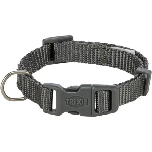 TRIXIE Premium Halsband graphit 22-35 cm | DAS FUTTERHAUS