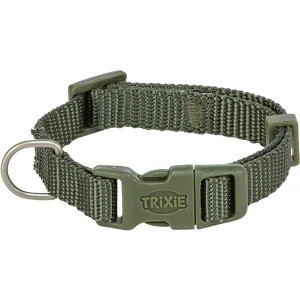 TRIXIE Premium Halsband olivgrün 22-35 cm | DAS FUTTERHAUS