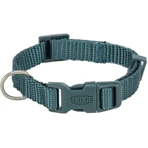 TRIXIE Premium Halsband petrol 22-35 m | DAS FUTTERHAUS
