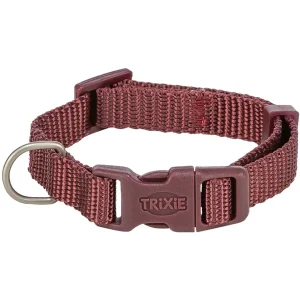 TRIXIE Premium Halsband sangria 22-35 cm | DAS FUTTERHAUS