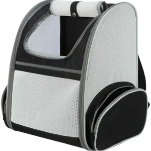TRIXIE Rucksack Chloe hellgrau, schwarz | DAS FUTTERHAUS