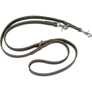 TRIXIE Rustic Fettleder-VL Heartbeat schwarz 2 m/25 mm | DAS FUTTERHAUS