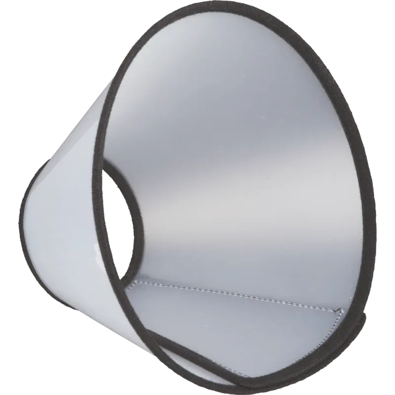 TRIXIE Schutzkragen transparent mit Klettverschluss - S-M, 30-37 cm / 14 cm
