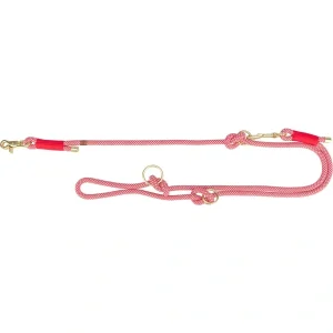 TRIXIE Soft Rope V-Leine creme, rot 2 m/6 mm | DAS FUTTERHAUS