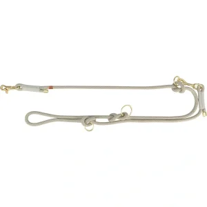 TRIXIE Soft Rope V-Leine grau, hellgrau 2 m/6 mm | DAS FUTTERHAUS