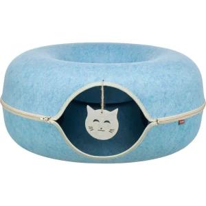 TRIXIE Spieldonut für Katzen - Kuscheliges Spielzeug & Rückzugsort