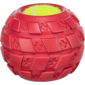 TRIXIE Tennisball im Reifen, Naturgummi