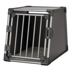 Trixie Transportbox Aluminium graphit B 61 x T 86 x H 65 cm (Größe M-L)