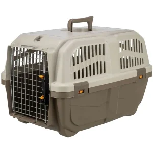 TRIXIE Transportbox Skudo 3 sand, taupe 40x39x60 cm | DAS FUTTERHAUS