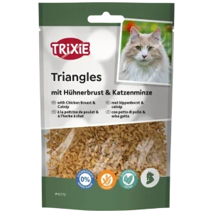 TRIXIE Triangles mit Hühnerbrust & Katzenminze