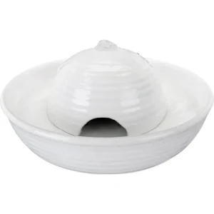 Trixie Trinkbrunnen Vital Flow Winzig Keramik 800 ml weiß | 420442 für alle Katzenrassen - HaustierPro