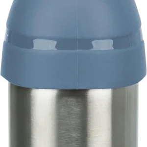 TRIXIE Trinkflasche Hund mit Napf-Deckel – Edelstahl, Karabiner, 300 ml & 750 ml