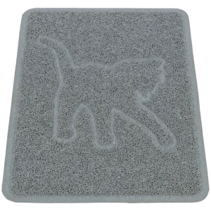 TRIXIE Vorleger für Katzentoiletten, Katzensilouette, PVC