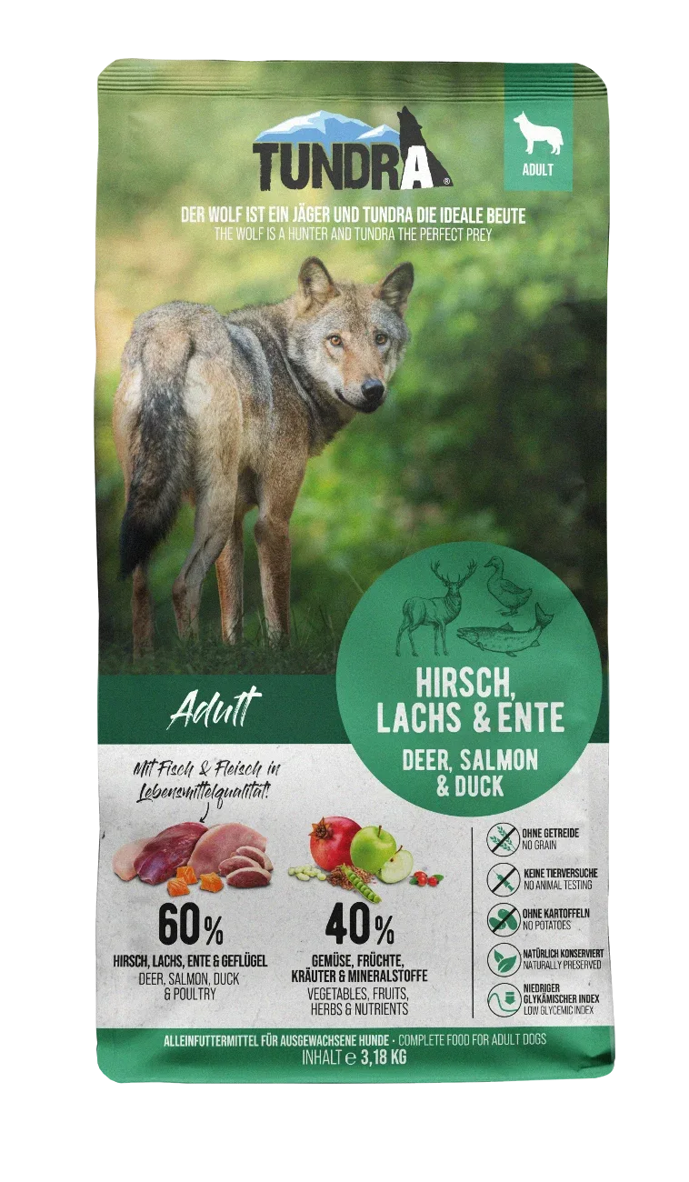 Tundra Dog Hirsch, Ente & Lachs - Grizzly Creek