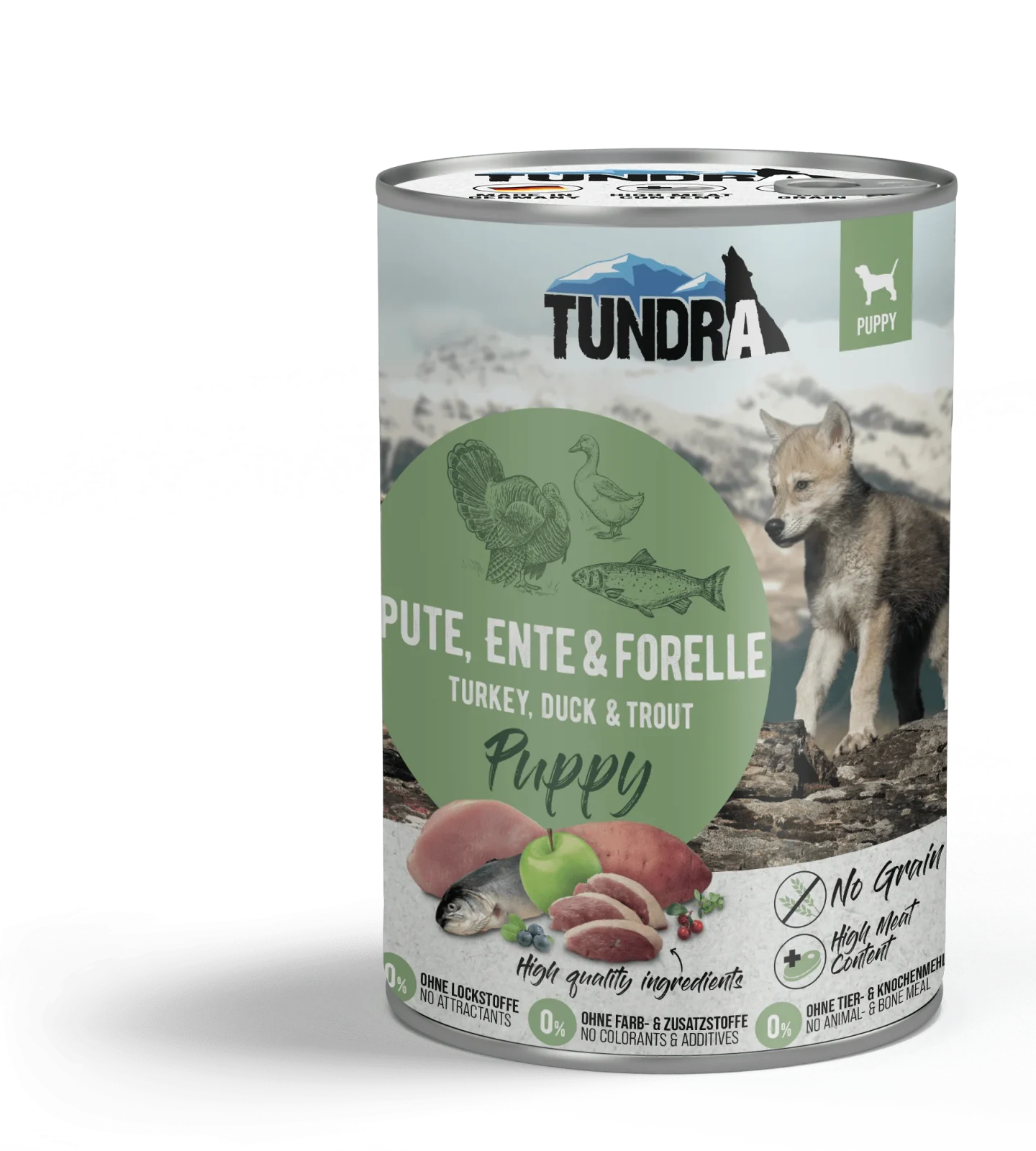 Tundra Dog Puppy Pute, Ente & Forelle Dose