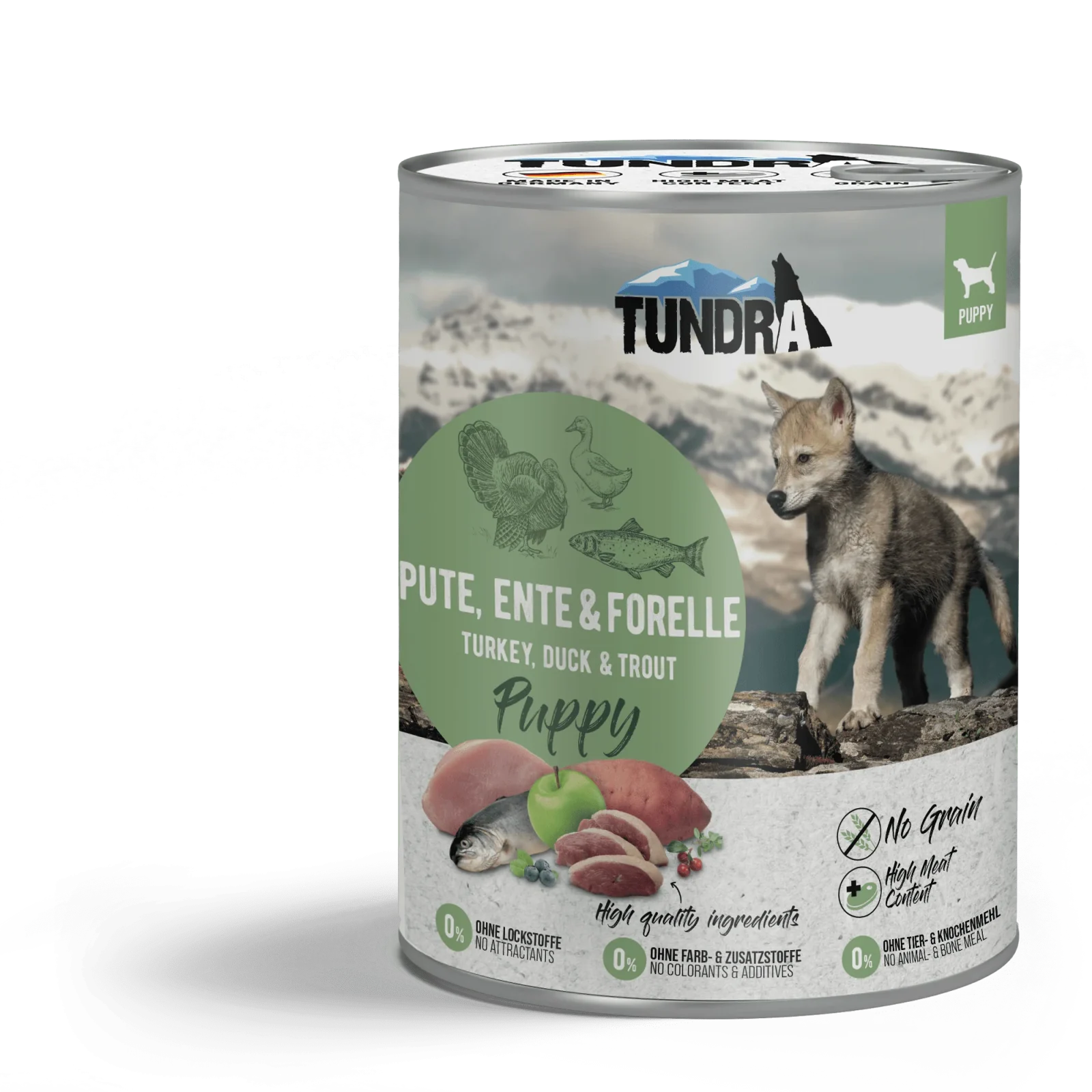 Tundra Dog Puppy Pute, Ente & Forelle Dose - Image 2