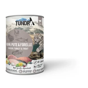 Tundra Katze Dose Kitten Huhn, Pute & Forelle