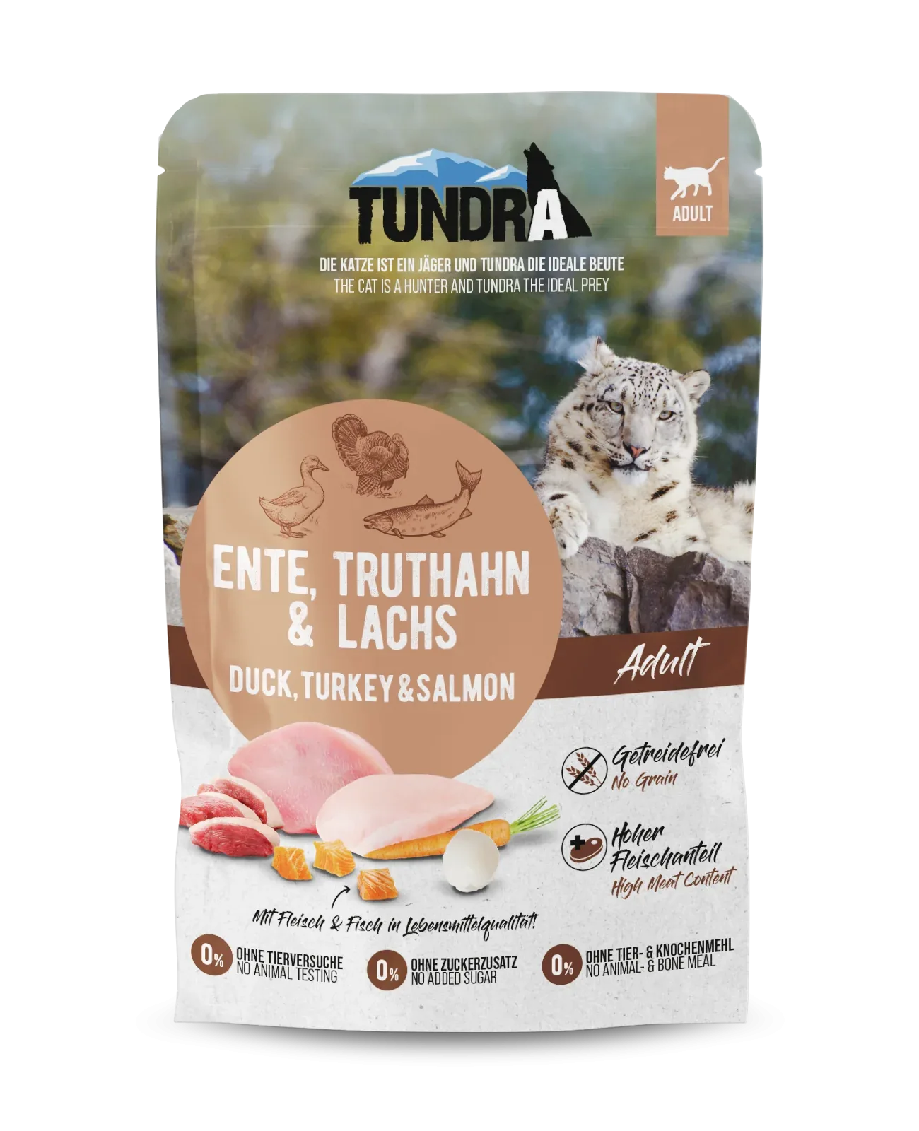 Tundra Katze Ente+Truthahn+Lachs Pouch