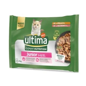Ultima Cat Expert Nutrition Junior Huhn & Lachs 4 x 70 g