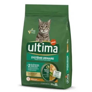 1 kg gratis! 10 kg Ultima Cat Urinary Tract Huhn