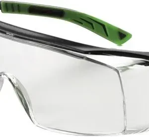 Univet 5X7 5X7-03-11 Überbrille mit Antibeschlag-Schutz, inkl. UV-Schutz Grau, Dunkelgrün EN 166 DIN 166 - HaustierPro