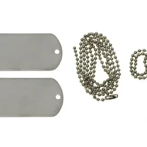 Urnen US Dog Tag Set Zilver - HaustierPro