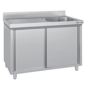 Vegan & tierversuchsfrei Spülschrank ECO - 1400x600mm - mit 1 Becken rechts - HaustierPro