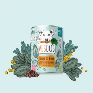 VEGDOG ADULT Linsen und Hirse 400g