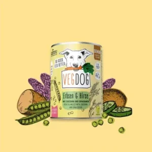VEGDOG Senior Erbsen & Hirse 400g