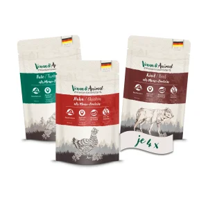 Venandi Multipack Nassfutter Huhn, Ente & Rind