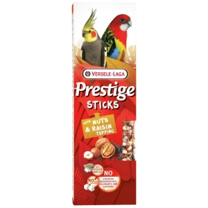 Versele Prestige Sticks Großsittiche mit Nüssen & Rosinentopping