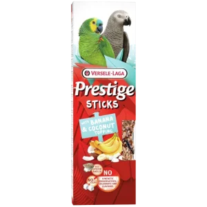 Versele Prestige Sticks Papageien mit Banane & Kokostopping