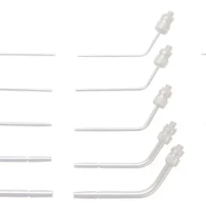 Verstellbares Lavabis Arterienkanüle gebogen 3/32"x2" Tie Collar 12-32 thread-M - HaustierPro