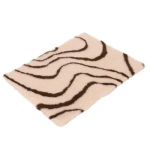 Vetbed® Isobed SL Hundedecke Wave, creme/braun L 100 x B 75 cm