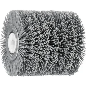 Veterinärmedizinischer PFERD - Walzenbürste WBU Ø100x100x19,1 mm Bohrung SiC-Filament-Ø1,27 Korn 80 Satiniermaschine - HaustierPro