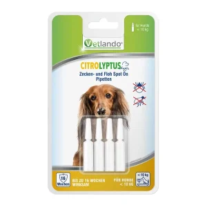 Vetlando Citrolyptus Zecken- und Floh Spot On Pipetten für Hunde S | DAS FUTTERHAUS