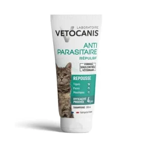 Vetocanis Repellierendes Floh- und Zecken-Shampoo für Katzen 300 ml