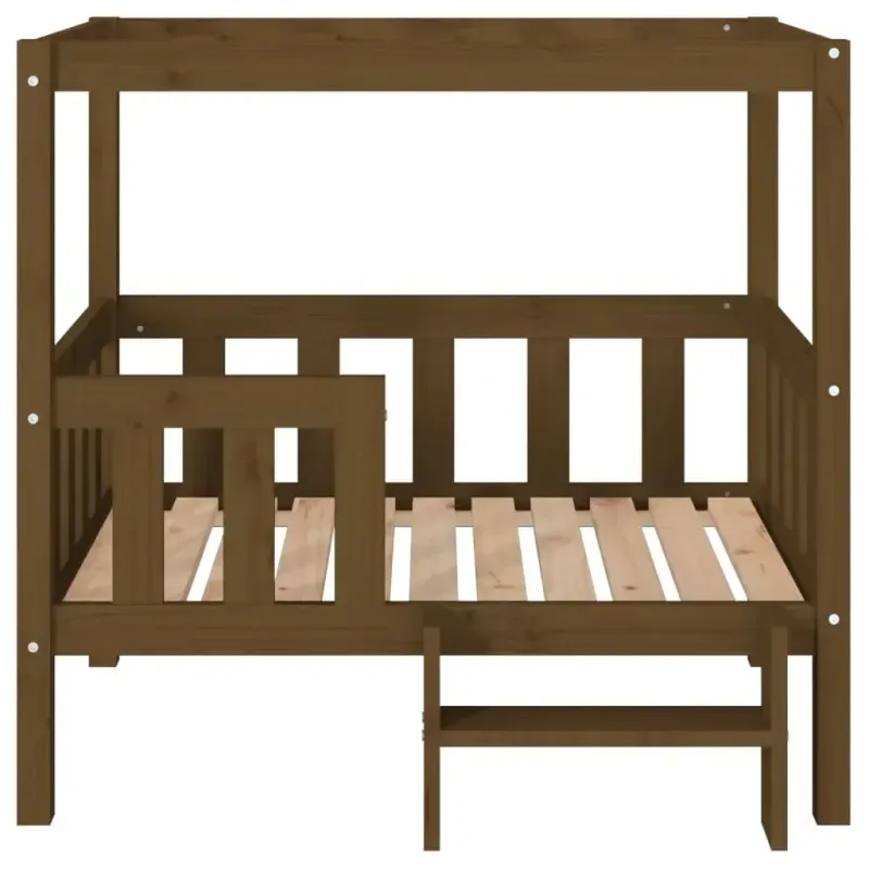 vidaXL Hundebett Honigbraun 95,5x73,5x90 cm Massivholz Kiefer - HaustierPro