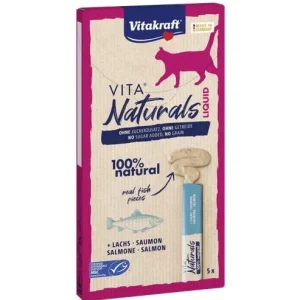 Vitakraft Cat Snack Vita Naturals LiquidSnack Lachs 5 St. 75g