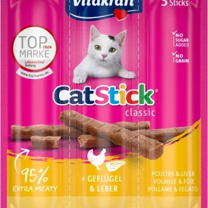 Vitakraft Cat Stick Geflügel + Leber 18g | DAS FUTTERHAUS