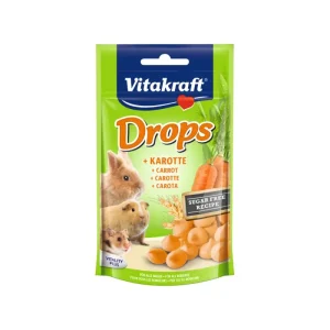 Vitakraft Drops Karotte zuckerfrei 75g Nager | 329125 - HaustierPro