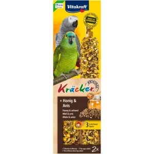 Vitakraft Kräcker 2er für Papageien Honig & Anis 180g | DAS FUTTERHAUS