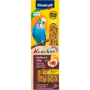 Vitakraft Kräcker 2er für Sittiche Aprikose & Feige 60g | DAS FUTTERHAUS