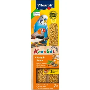 Vitakraft Kräcker 2er für Sittiche Honig & Sesam 60g | DAS FUTTERHAUS