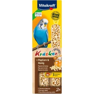 Vitakraft Kräcker 2er für Sittiche Popcorn & Honig 45g | DAS FUTTERHAUS