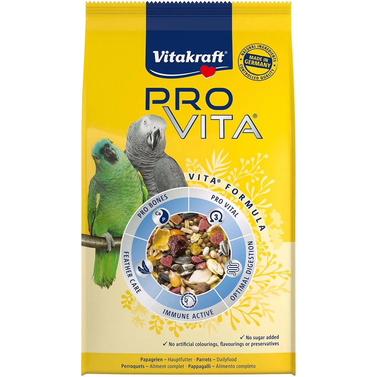Vitakraft Vogelfutter Pro Vita Papagei - 750g